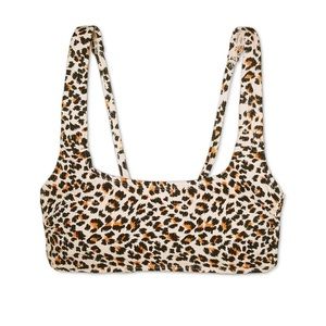 Cheetah Swimsuit Top